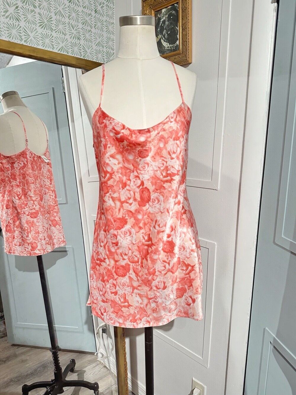Natori 2Pc Cami Floral Pajama Set Women's Pants Size Medium